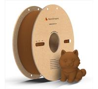 NextShapes Matte PETG Filament 1.75mm 1kg, Dimensional Accuracy +/- 0.02mm, Matte Surface & Low Warping, Hides Layer Lines, High Toughness, Compatible with Most FDM 3D Printers (Brown, 1000g)