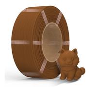 NextShapes Matte PETG Filament Refill 1.75mm 3D Printer Filament, Matte Surface & Hides Layer Lines, Dimensional Accuracy +/- 0.02mm, 1kg Refilament for Most FDM Printers (Brown, 1000g)