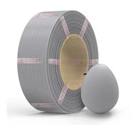 NextShapes PETG Filament Refill 1.75mm, 1kg Refilament for Bambu Lab、NextShapes and Sunlu Reusable Spool, High Strength, Low Stringing, Fit for Bambu Lab and Most 3D Printers, No-Spool petg Gray