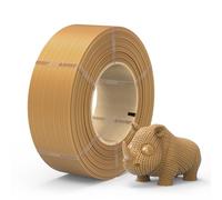 NextShapes PETG Filament Refill 1.75mm, 1kg Refilament for Reusable Spool, High Strength, Low Stringing, Fit for Bambu Lab and Most 3D Printers, No-Spool petg Gold