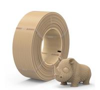NextShapes PETG Filament Refill 1.75mm, 1kg Refilament for Reusable Spool, High Strength, Low Stringing, Fit for Bambu Lab and Most 3D Printers, No-Spool petg Latte