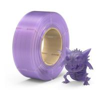 NextShapes PETG Filament Refill 1.75mm, 1kg Refilament for Reusable Spool, High Strength, Low Stringing, Fit for Bambu Lab and Most 3D Printers, No-Spool petg Transparent Purple