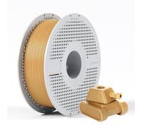 NextShapes PLA Filament 1.75mm with Reusable Spool, Removable and Easy to Use, Beginner-Friendly, 3D Printer Filament for Bambu Lab and Most 3D Printers, 1kg Gold