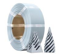 NextShapes PLA Filament Refill 1.75mm, High Toughness No-Spool 3D Printer Filament, Dimensional Accuracy +/- 0.02mm, Compatible with Bambu Lab and Most Reusable Spools, 1kg pla Light Gray