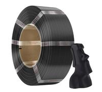 NextShapes PLA Filament Refill 1.75mm, High Toughness No-Spool 3D Printer Filament, Dimensional Accuracy +/- 0.02mm, Compatible with Bambu Lab and Most Reusable Spools, 1kg pla Black