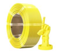 NextShapes PLA Filament Refill 1.75mm, High Toughness No-Spool 3D Printer Filament, Dimensional Accuracy +/- 0.02mm, Compatible with Bambu Lab and Most Reusable Spools, 1kg pla Yellow