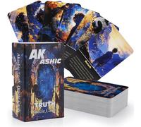 NexUap Akashic Oracle Cards Deck, 78 Card Oracle Deck for Spiritual Growth, Energy Healing, Career & Relationships, Twin Flame, Soulmate, Karmic Connection