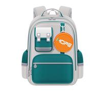 Nexum School Bag for Girls Waterproof Backpack with Cute Print Large Capacity for Teens Travel or Daily Use Grey