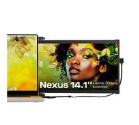 Nexus 14.1'' Laptop Screen Extender,1080P FHD Portable Dual Monitor for Laptop,Laptop Monitor Extender for 14"-17" Laptops,Compatible with Windows/Mac/Android/Switch
