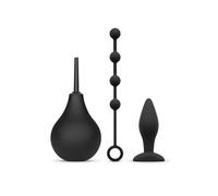 Nexus Anal Beginner Kit Douche Kit Beads Butt Plug Set Bead Chain Adult Sex Toys