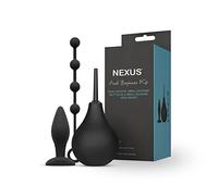 Nexus Anal Beginner Kit Douche Kit Beads Butt Plug Set Bead Chain Adult Sex Toys