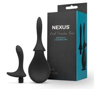 Nexus Beginner 260ml Douche Duo Kit Anal Enema 2 Nozzles Silicone Cleaning Kit