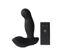 Nexus Boost Remote Control Rechargeable Prostate Massager with Inflatable Tip - Black Black