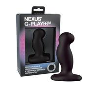 Nexus G-Play+ Medium Black Prostate Massager Unisex Anal Vibrator USB Sex Toy