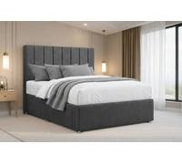 Nexus Kyoto Plush Divan, Steel, 54" Headboard, No Drawers, Open Coil Mattress, Small Double