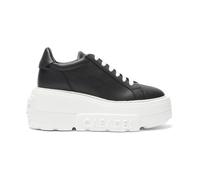 Nexus Leather Trainers- female- Casadei- Sneakers- Black- 6 UK- Shoes 6 UK