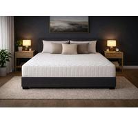 Nexus Mattress Supportive Diamond Memory Foam Open Coil Sprung Mattress - Small Single