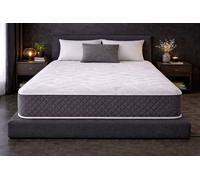 Nexus Mattresses Ltd Comfort Memory Foam Open Coil Midnight Sprung Mattress - 7 INCH in White | Size: King Nexus Mattresses Ltd White King