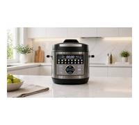 Nexus Mattresses Ltd Electric Pressure Cooker 6L Fast Cook Multi Cooker in Silver | Size: 1 Pack Nexus Mattresses Ltd Silver 1 Pack