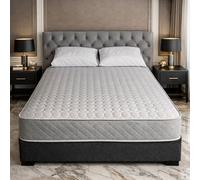 Nexus Mattresses Ltd Essential Memory Foam Open Coil Sprung Mattress - 7 INCH in White | Size: Super King Nexus Mattresses Ltd White Super King