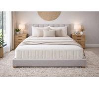Nexus Mattresses Ltd Essential Rome Memory Foam Open Coil Sprung Mattress - 9 INCH in White | Size: Small Single Nexus Mattresses Ltd White Small Single
