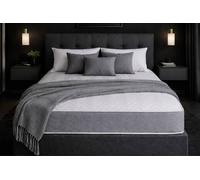 Nexus Mattresses Ltd Supportive Memory Foam Open Coil Sprung Mattress - 10 INCH in White | Size: King Nexus Mattresses Ltd White King