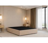 Nexus Mattresses Ltd Velar Plush Divan Bed Base With 2 Drawers Same Side in Stone | Size: Super King Nexus Mattresses Ltd Stone Super King