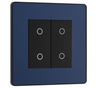 Nexus Metal Black Nickel Single Intelligent Led Dimmer Switch 2-Way Push On/Off NBN81-01