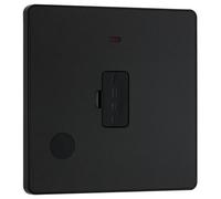 Nexus Metal Black Nickel Single Rj45 Telephone Socket NBNRJ451-01