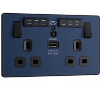 Nexus Metal Black Nickel Triple Switch 10Ax 2 Way NBN43-01