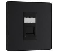 Nexus Metal Brushed Steel Double Switched 13A Power Socket NBS22B-01