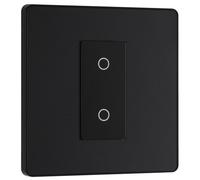Nexus Metal Brushed Steel Double Switched 13A Power Socket NBS22W-01