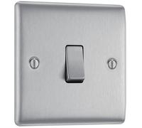 Nexus Metal Brushed Steel Intermediate Switch 10Ax 2 Way NBS13-01
