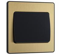 BG Nexus Metal Brushed Steel Gr 15A, 1G Sw Skt - NBS99G