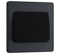 British General Wall Switch NBS31 Nexus Metal – Single, Double-pole, LED, Brushed Steel 20A