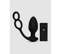 Nexus Tornado Rotating Remote Controlled Butt Plug with Cock Ring - Black Black