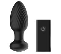 Tornado Remote Control Rotating Butt Plug Medium Anal Vibrating Rotation Sex Toy
