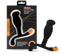 Nexus Black Ultra Si Dual Perineum & Prostate Massager Male Anal Butt Plug Adult