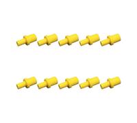 NexusDrive 10 20 30 50PC Yellow Soft Pumping Air Hollow Joint Part Rubber Connector Ciss Inkjet Cartridge Cleaning Tool(10PC)