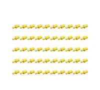 NexusDrive 10 20 30 50PC Yellow Soft Pumping Air Hollow Joint Part Rubber Connector Ciss Inkjet Cartridge Cleaning Tool(50PC)