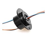 NexusDrive 1PCS 10mm Hole Hollow Slip Ring 4 Channels 2A Conductive Collector Compatible With Joints 240VAC DC Electric Slipring Connector