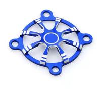 NexusDrive 1PCS 30mm Metal Cooling Fan Cover Protection Shell Compatible with DIY RC Models Compatible With RC Cars Boats Crawlers(Blue)