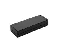 NexusDrive 1PCS Carbon Fiber Hard Case Black Sheath 2S Lipo Box Protection Cover DIY Parts Compatible With RC Aircraft 1 8 1 10 Scale Model Cars(External wiring)