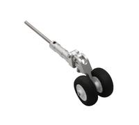 NexusDrive 1PCS Front Landing Gear Damping Wheel With Metal Shaft Compatible with RC Model Airplanes Compatible With Twin 40mm EDF Jet Models Like F18 F22 SU57