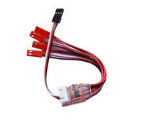 NexusDrive 1PCS Light Controller 3S 4S Input 4 Channels Output 12V Compatible with RC Fixed Wing Airplane Night Flight Compatible With Multi Models(3S)