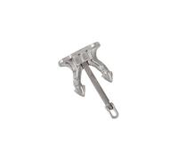 NexusDrive 1PCS Metal Anchor 73mm 55mm 47mm 33mm Hall Anchor DIY Spare Parts Compatible with Simulation Ship Model RC Boat Accessories Compatible With Various RC Ship Models(55x31x18mm)