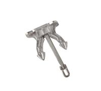 NexusDrive 1PCS Metal Anchor 73mm 55mm 47mm 33mm Hall Anchor DIY Spare Parts Compatible with Simulation Ship Model RC Boat Accessories Compatible With Various RC Ship Models(73x41x22mm)