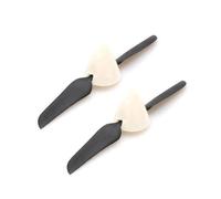 NexusDrive 2PCS 4.5x3 5.1x3.1 5.5x3.3 Folding Spinner Aperture 2mm Foldable Paddle With Prop Cover Compatible With RC Glider And Fixed Wing Aircraft(2pcs 5.1x3.1 reverse)
