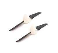 NexusDrive 2PCS 4.5x3 5.1x3.1 5.5x3.3 Folding Spinner Aperture 2mm Foldable Paddle With Prop Cover Compatible With RC Glider And Fixed Wing Aircraft(2pcs 5.1x3.1 forward)