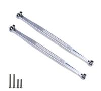 NexusDrive 2pcs Metal Toe Links 202.5mm Link Rod Linkage 7897 Compatible With 1/5 Scale WideMaxx 8S And 1/6 Scale XRT 8S RC Cars Replacement Parts(Silver)